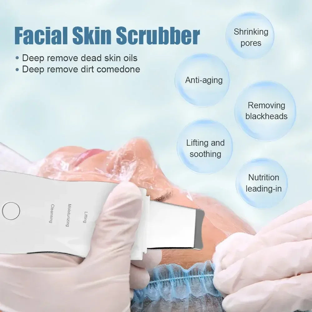 Deep Vibrate Facial Skin Scrubber & Blackhead Remover