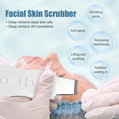 Deep Vibrate Facial Skin Scrubber & Blackhead Remover