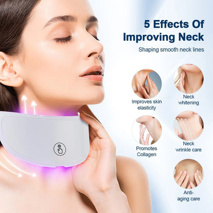 7-Color LED Facial & Neck Light Therapy Mask