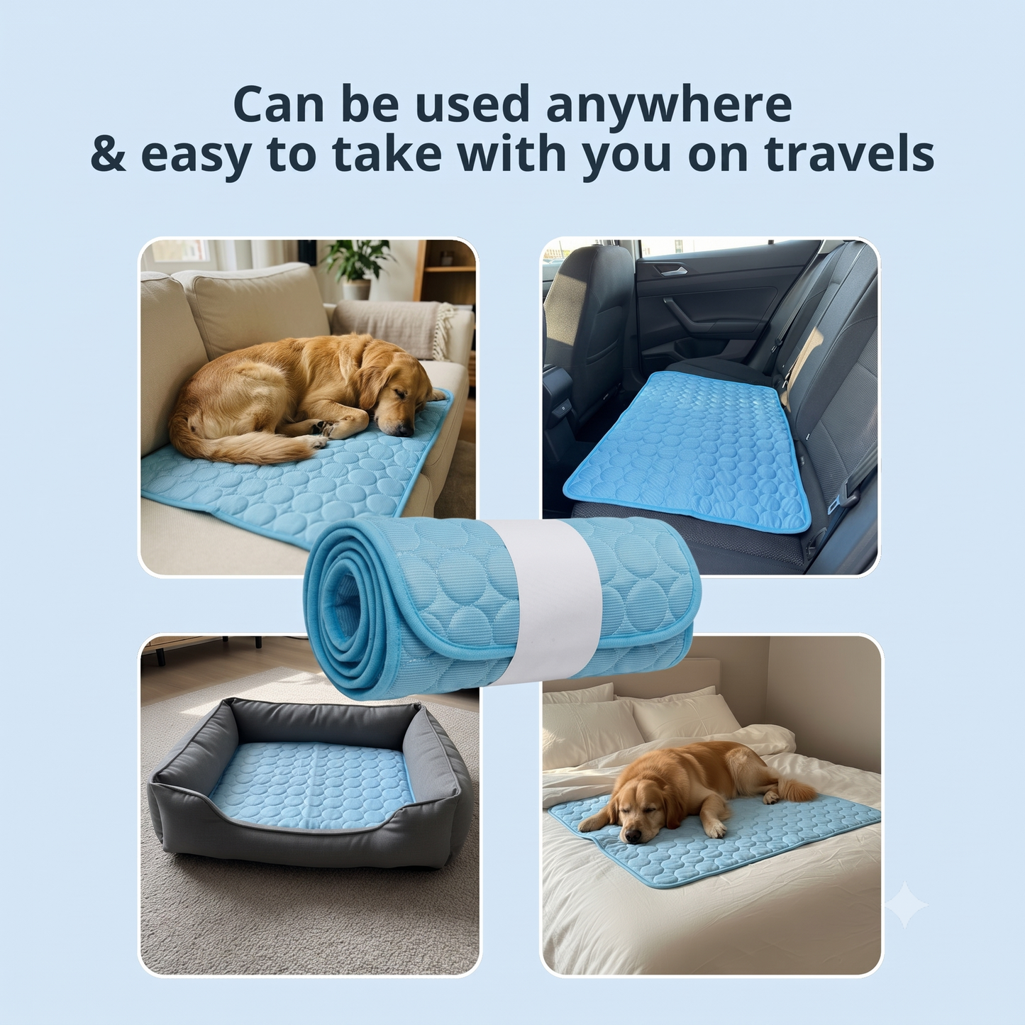 🐾Dog Cooling Mat🔥 BUY 1 GET 1 FREE