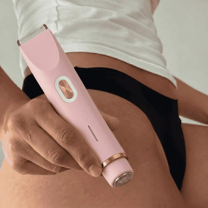 2-in-1 Painless Dual-Head Waterproof Electric Trimmer